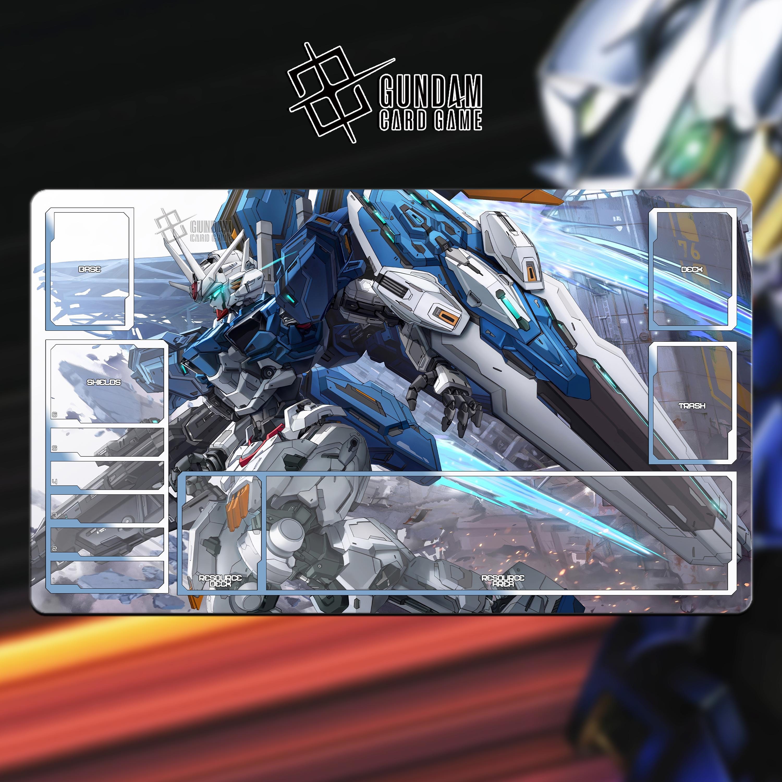 ガンダム エアリアル プレイマット ガンダムTCGプレイマット | G-エアリアル | 14 x 24インチ (60 x 35 cm