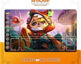 Vex Wondertown Playmat | Riftbound League of Legends TCG (24x14 inches/600x350mm)