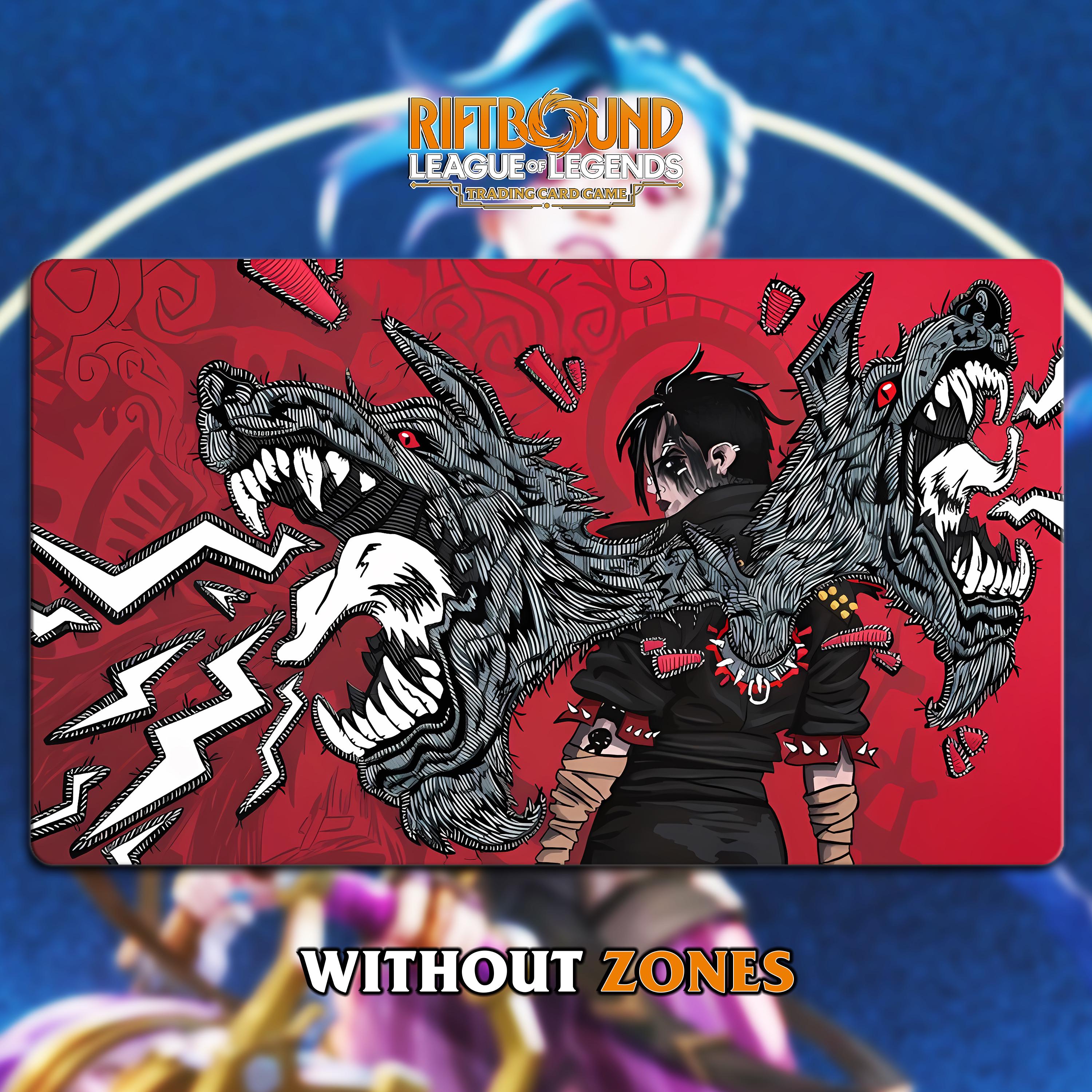 Playmat Riftbound | Vi, Piltover Enforcer | League of Legends TCG
