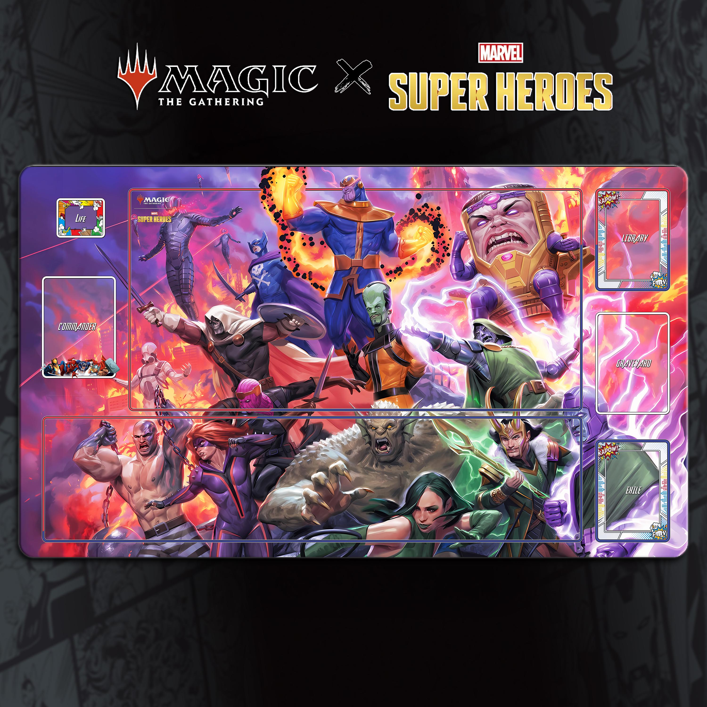 MTG × MARVEL スーパーヒーローズ プレイマット TCG | ヴィランズ