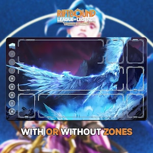 Anivia Playmat | Riftbound League of Legends TCG (24x14 inches) | Stitched Edges