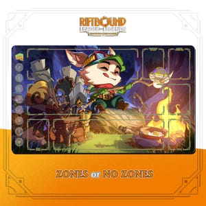 Teemo 2XKO Playmat | Riftbound League of Legends TCG (24x14 inches) | Stitched Edges