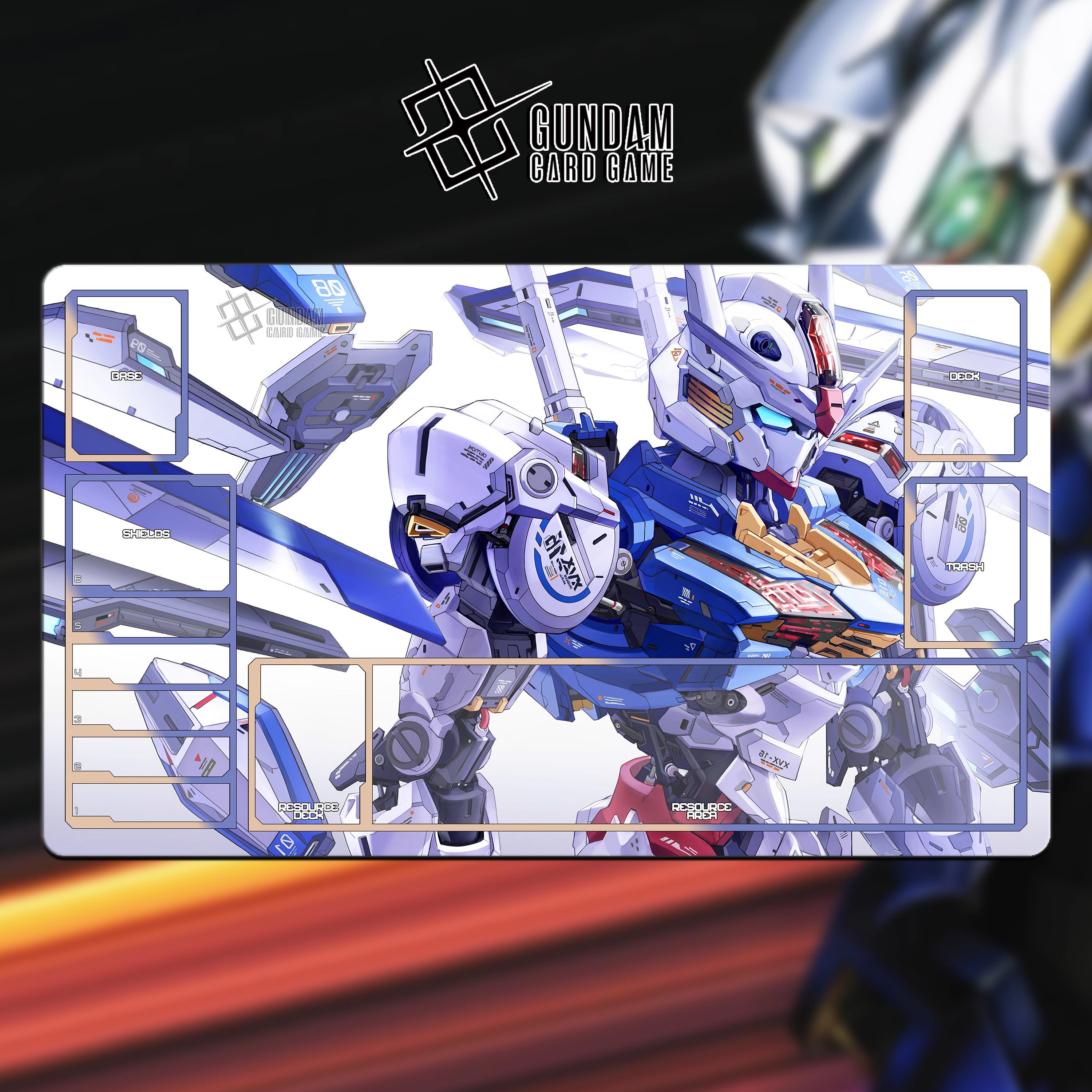 ガンダム エアリアル プレイマット エアリアル | ガンダム TCG プレイマット - ゾーンあり/なし | TCG