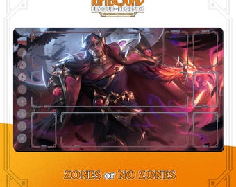 Tapete de juego Swain Nightbringer / Riftbound League of Legends TCG (600 x 350 mm)