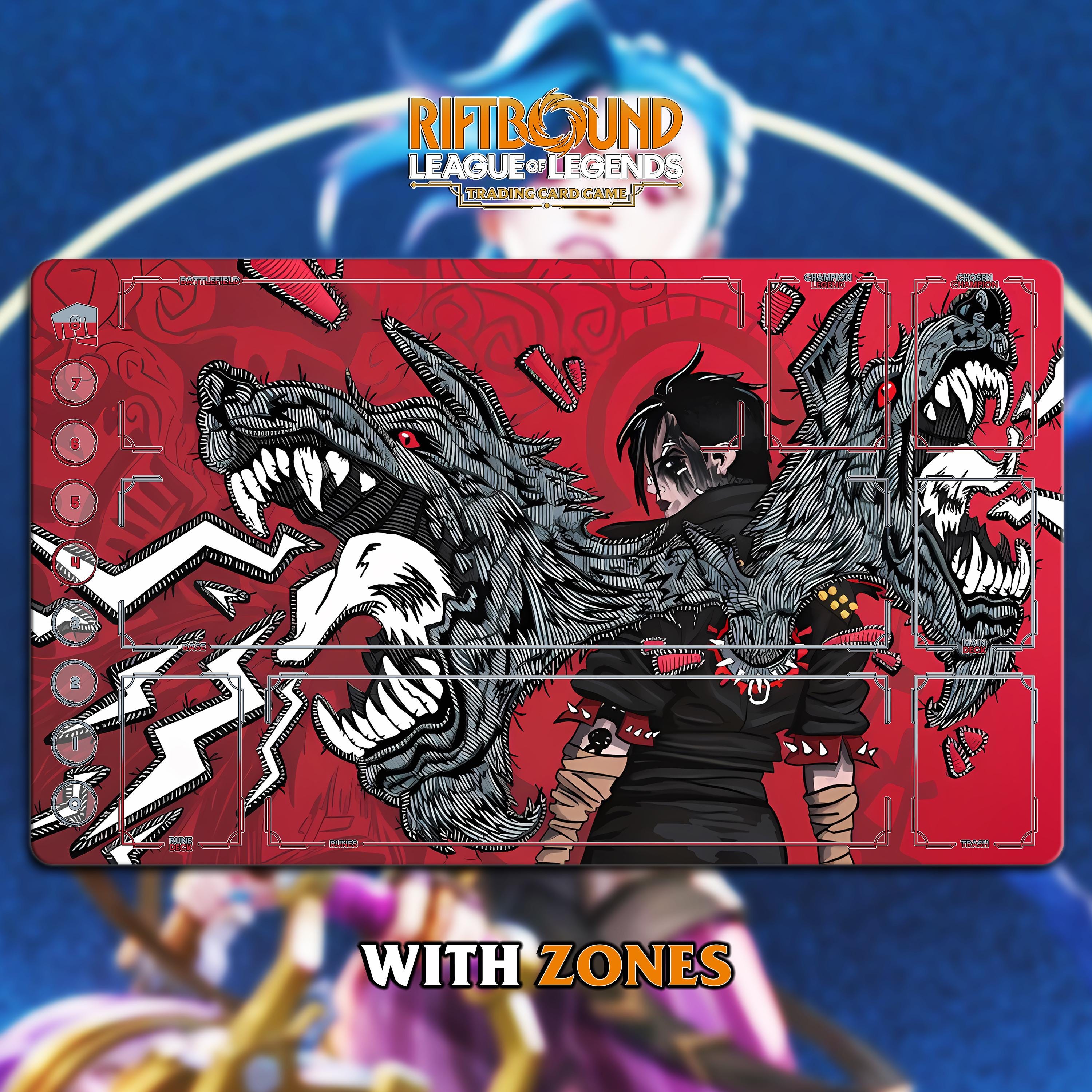 Playmat Riftbound | Vi, Piltover Enforcer | League of Legends TCG