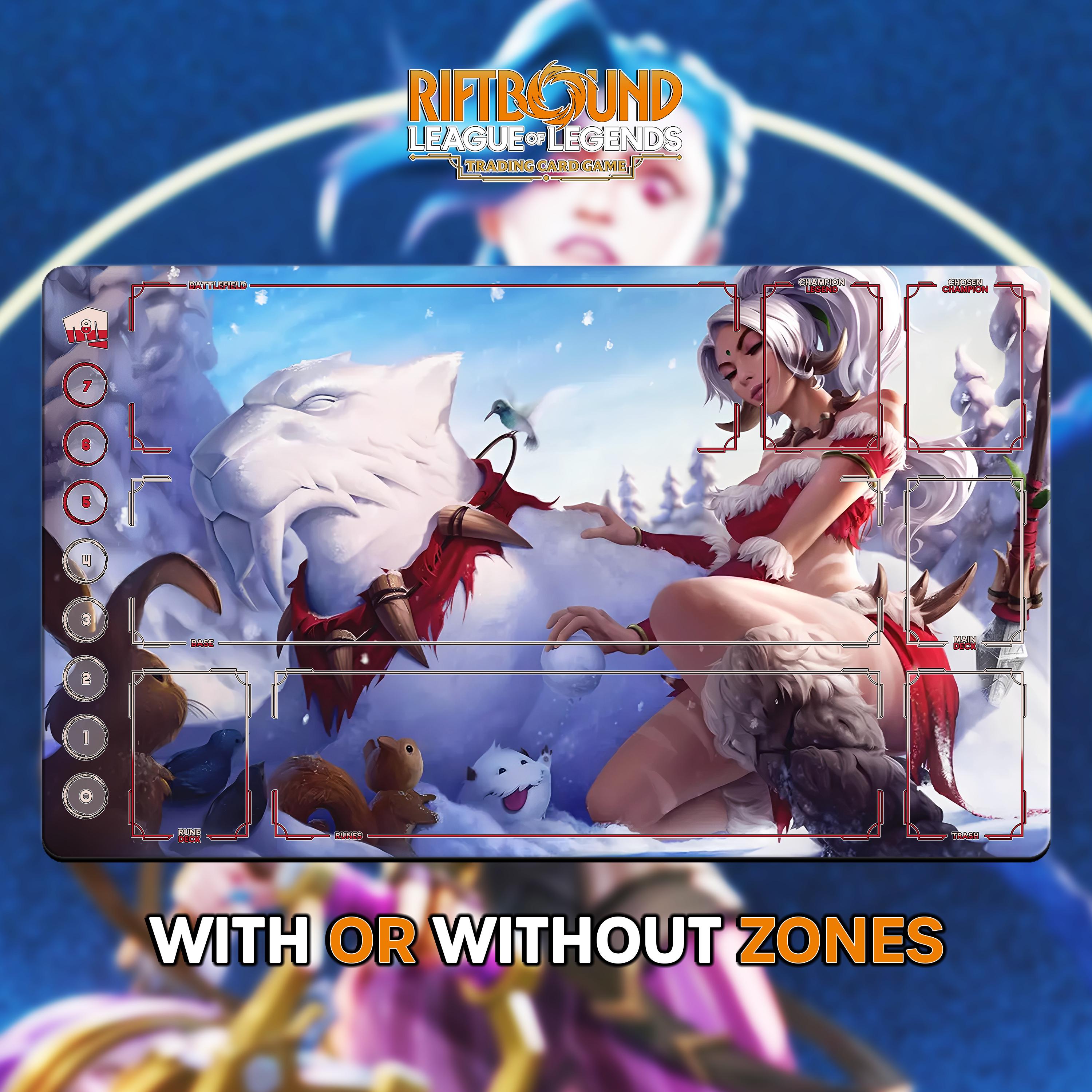 Nidalee Playmat | Riftbound League of Legends TCG (24x14 Inches ...