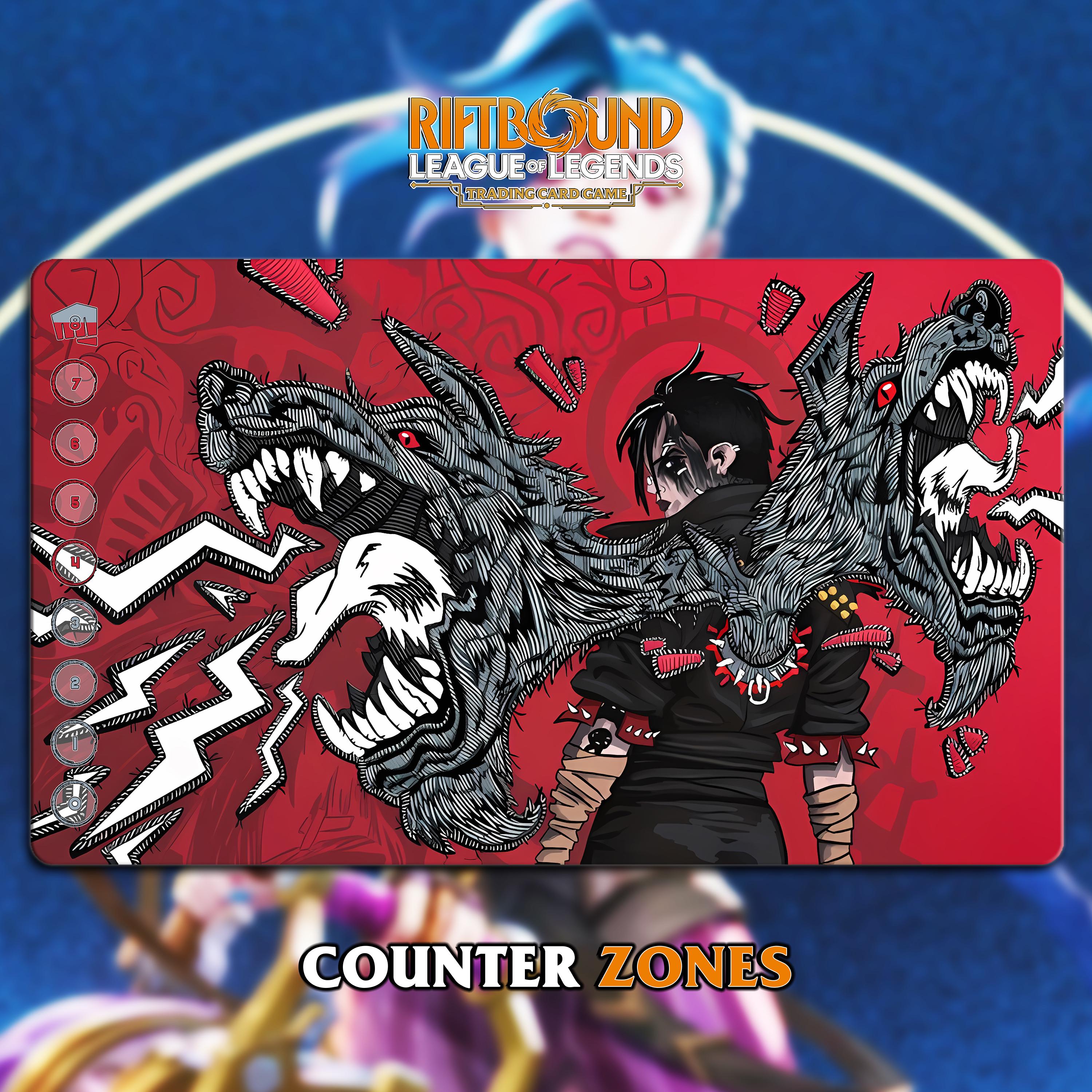 Playmat Riftbound | Vi, Piltover Enforcer | League of Legends TCG
