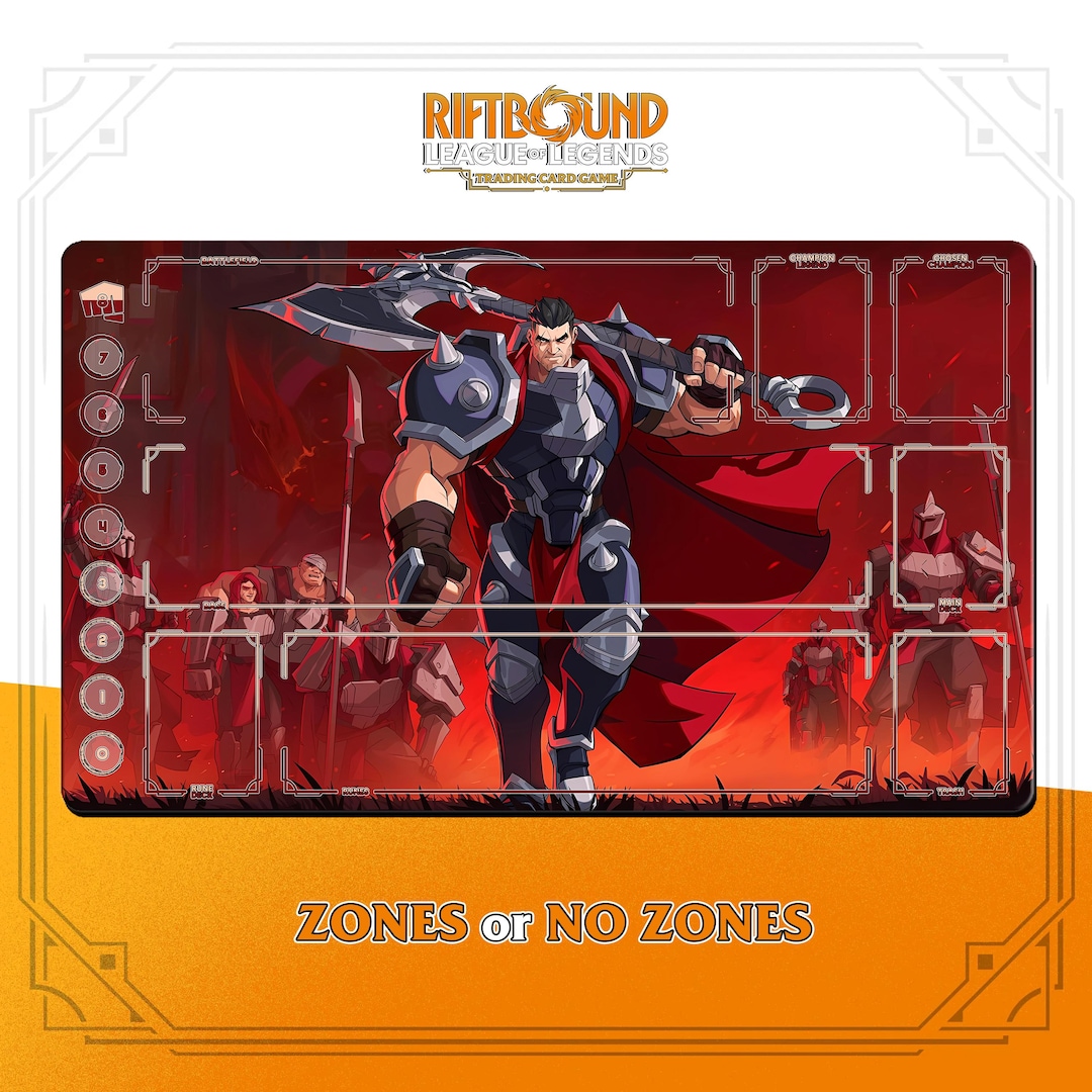 Darius 2XKO Playmat | Riftbound League of Legends TCG (24x14 Inches ...