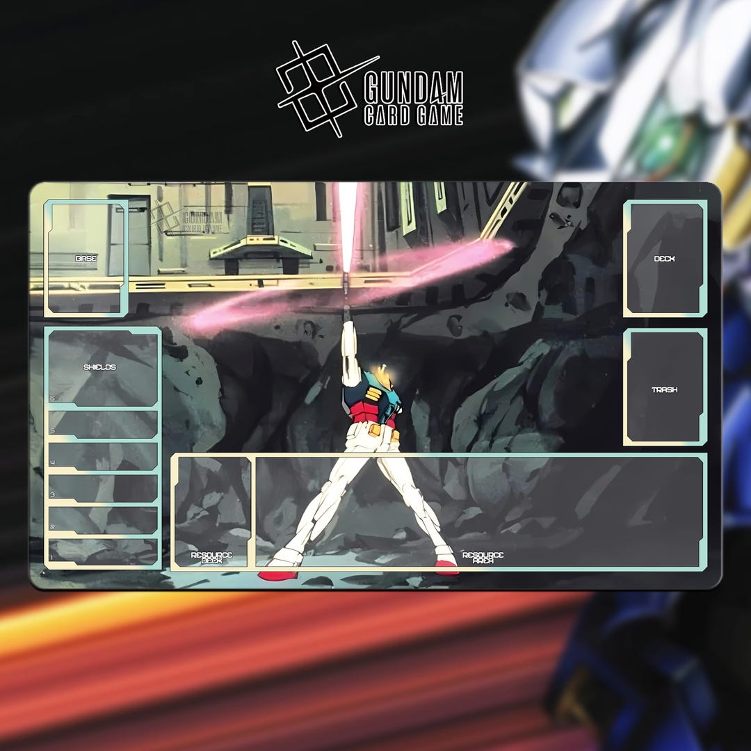 The Last Shot | Gundam TCG Playmat - With or Without Zones | 14x24inch ...