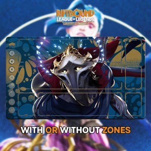 Viktor Arcane Playmat | Riftbound League of Legends TCG (24x14 inches) | Stitched Edges