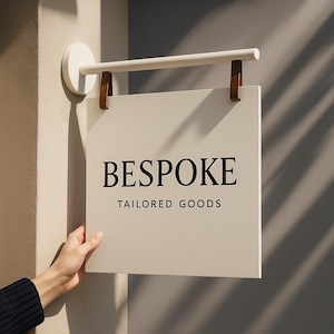 Blade sign, Outdoor shop sign, Hanging store sign, Storefront sign, Wall mounted sign, Metal business sign, Double sided sign, Business sign