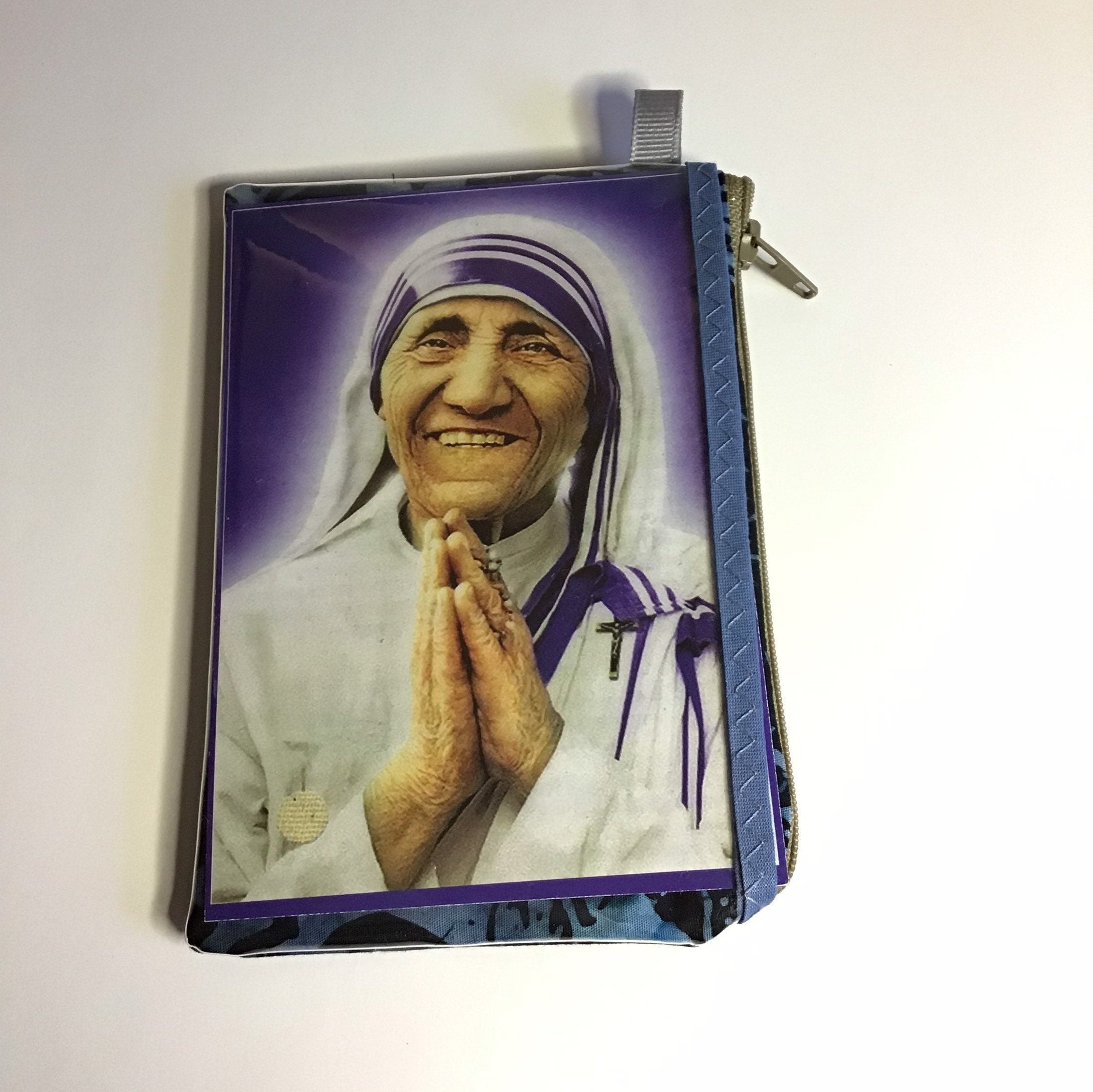 Rosary Zipper Pouch with Clear Prayer Card Pocket fully Etsy.de