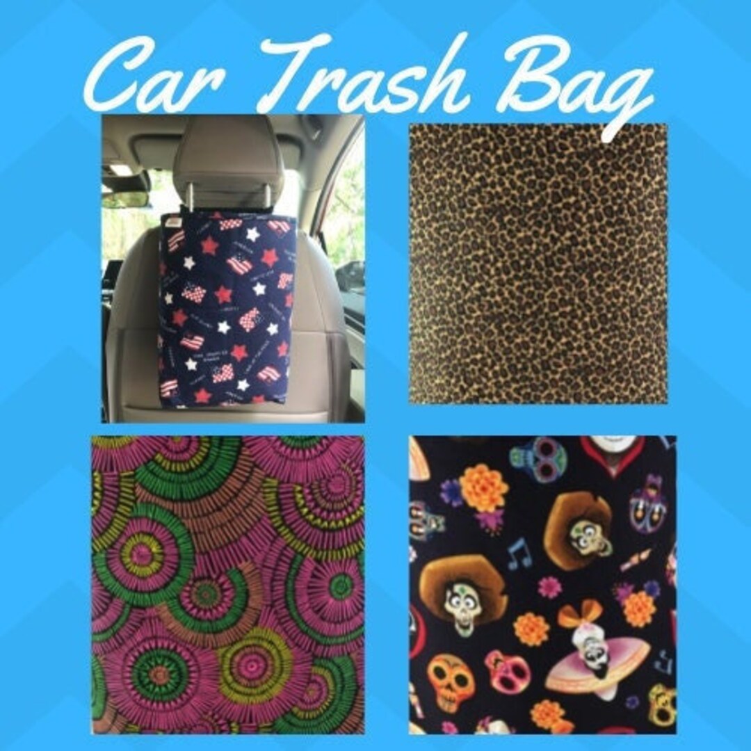 Reusable Trash Bag Bin Receptacle Organizer for Car Boat Etsy