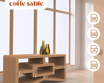 Parametric Wooden Coffee Table CNC Router File (Digital Download)
