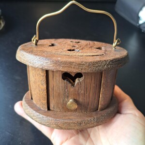Antique miniature warmer