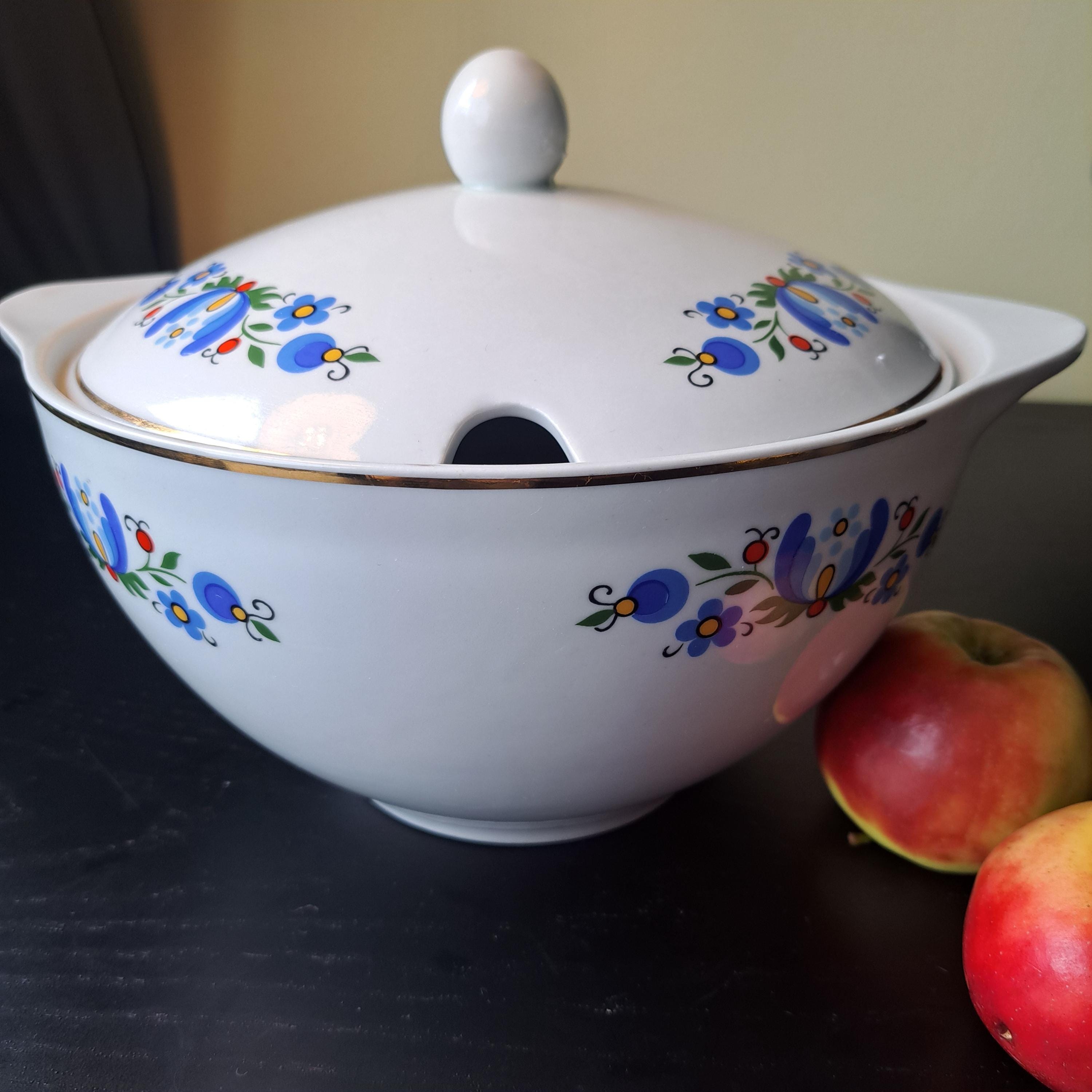 Servierplatte mit deckel