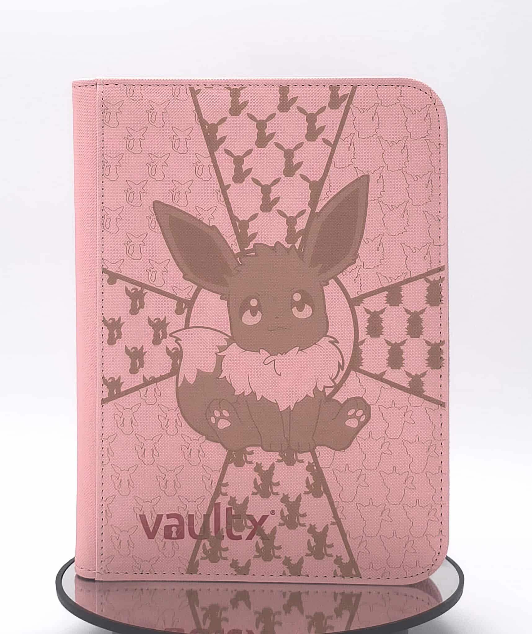 Eevee Laser Engraved TCG Vaultx Binder - 4 Pocket (holds 160 Cards