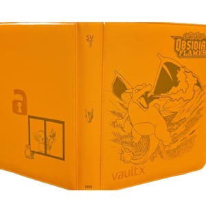 Obsidian Flames Laser-geätzter Designed TKG 12 Pocket Binder