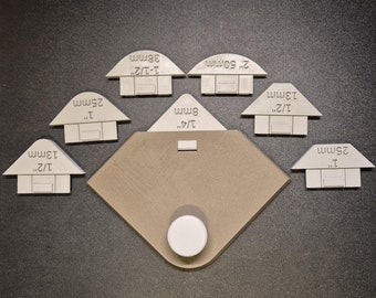 Woodworking modular router jig for creating chamfers and fillet edges