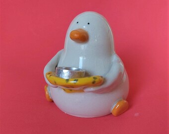 Ray with the Tray - Ring Holder (Handmade Ceramic Duck Home Decor Gift)