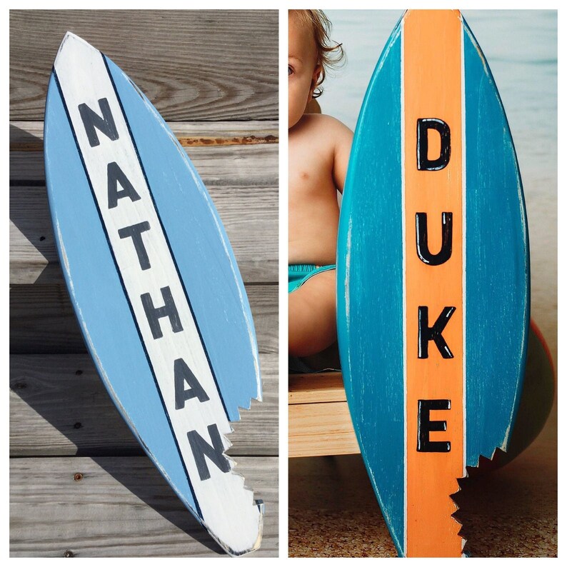 Surfboard Boating and Nautical Wall Decor Custom Coastal Etsy