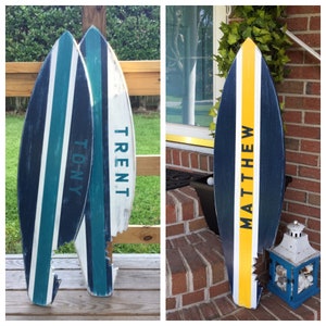 Surfboard, Custom nautical large nursery decor
