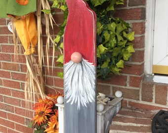 Gnome Porch Decor Farmhouse Primitive Garden Gnome