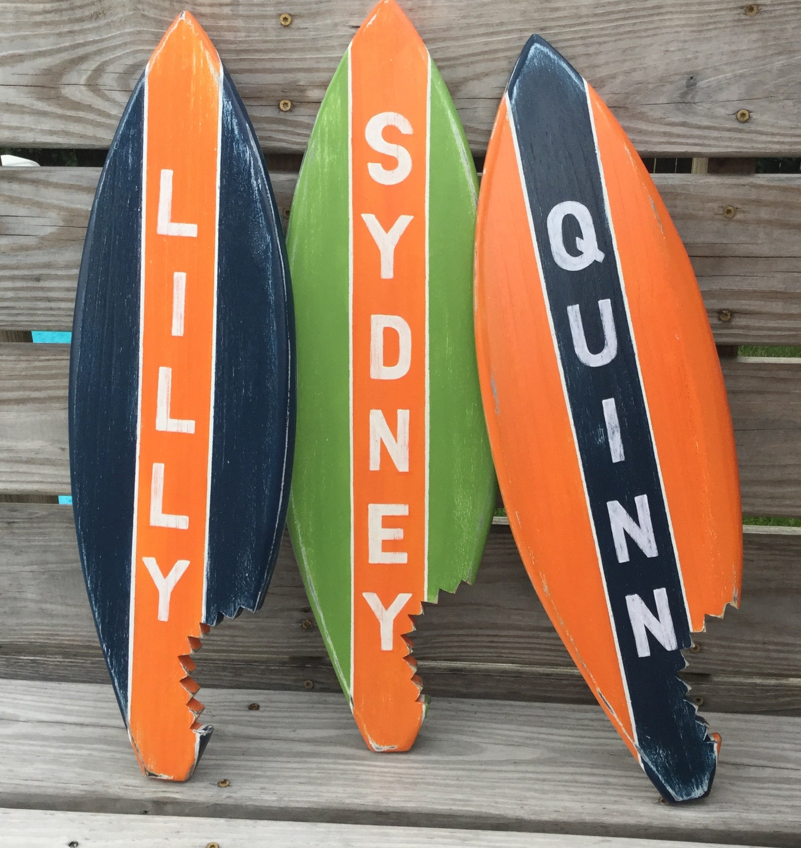 Surfboard Wall Decor Personalized Nautical and Nursery Decor Etsy