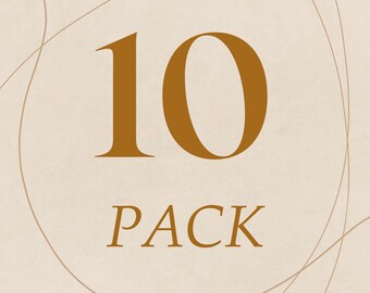 10 PACK BUNDLE - Choose any 10 cards