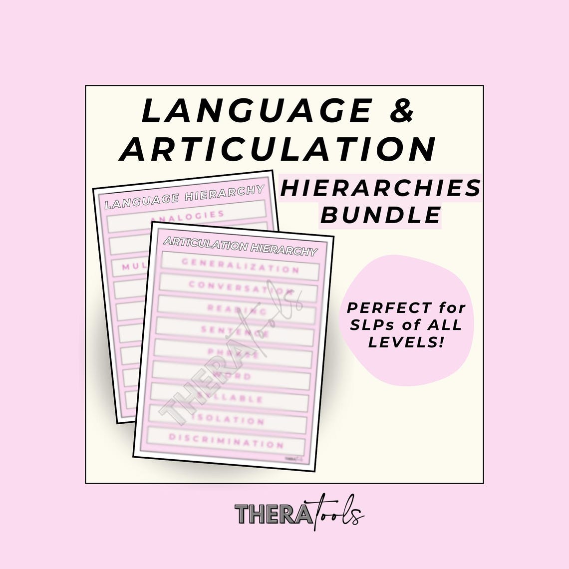 SLP Language & Articulation Hierarchy Guide (PDF) - Etsy