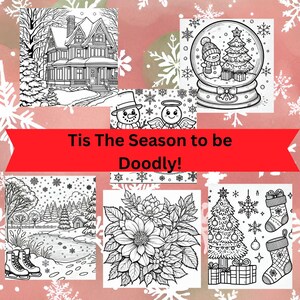 Christmas Themed Coloring Pages