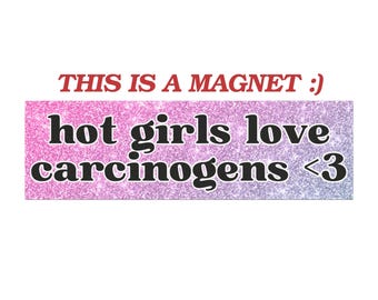 Funny Unhinged Car Magnet Weird Meme Y2K Bumper Magnet Sticker Cute Car Decorations Silly Gift for Anxious Bad New Driver Gen Z Sparkly Pink