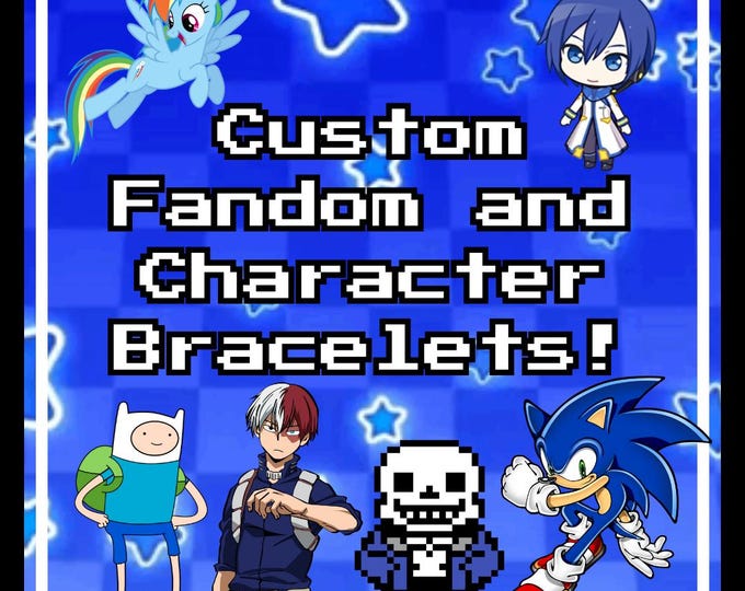 Custom Fandom and Character Bracelets - Etsy