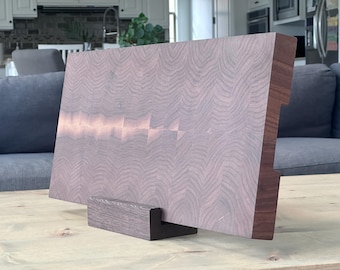 Tabla de cortar de nogal de grano final (L 22,25" x An 10,75" x Al 1,75")