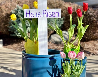 Cruz de Pascua para el jardín