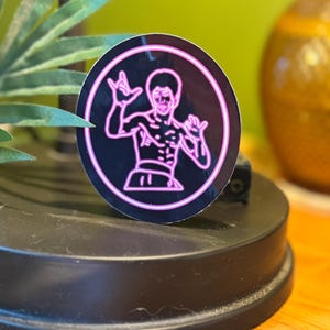Neon Brutalist Vinyl Aufkleber