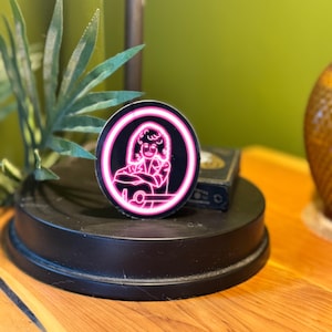 Nouveauté néon Dolly Parton Sticker