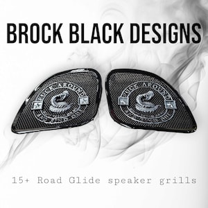 Road Glide 3D Skull Speaker Covers: Dont Tread On Me