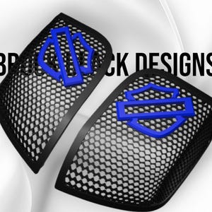 14 to 23 3D shield emblem bag speaker grills
