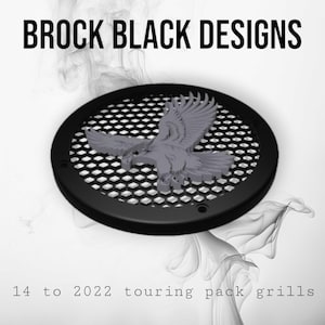 14 to 2023 touring pack 3D Eagle speakers covers set
