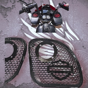 Copri altoparlanti Road Glide 15-23: design con tweeter/scudo a tromba da 2&quot;