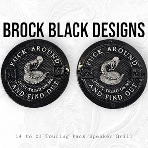 14 to 2023 touring pack 3D Dont Tread on Me speakers covers set