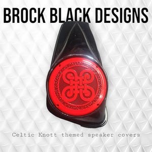 3D Celtic knot speakers covers set