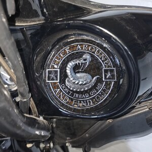 97 to 25+ Touring inner Dont tread on me speakers covers set
