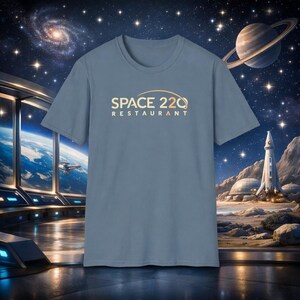 Maglietta Space 220: souvenir del parco a tema, regalo per gli amanti dello spazio