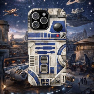 R2 Droid Design iPhone-hoesje | Magnetisch schokbestendig hoesje