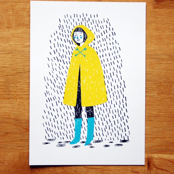 Cape Girl - screen-print - LAST ONE