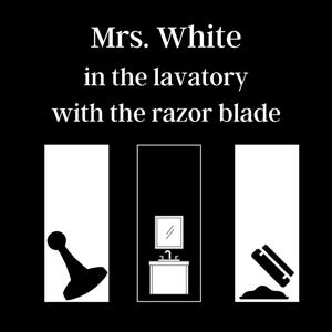 Funny Clue T-shirt, Mrs. White Shirt, board game tee, mrs. white, clue graphic tshirt