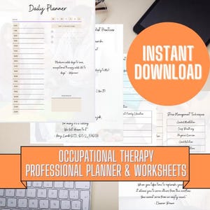 Occupational Therapy Assistant Planner - Worksheets - Goals, Patient Notes - Treatment Plan Organizer - Session Tracker - Progress Logs