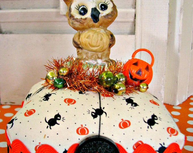 Fun Novelty Owl Pin Cushion - Cute Sewing Accessory For Hobbyists & Craft Gifts